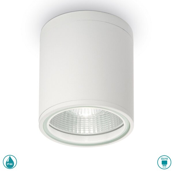 Φωτιστικό Σποτ Εξωτερικού Χώρου Ideal Lux Gun 122663 Λευκό