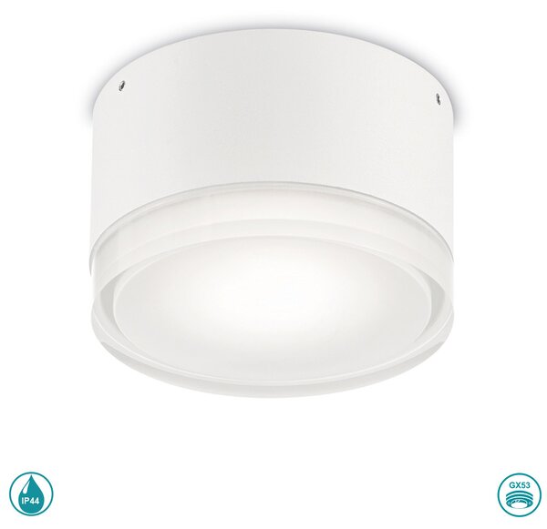 Φωτιστικό Οροφής Εξωτερικού Χώρου Ideal Lux Urano D12 168036 Λευκό