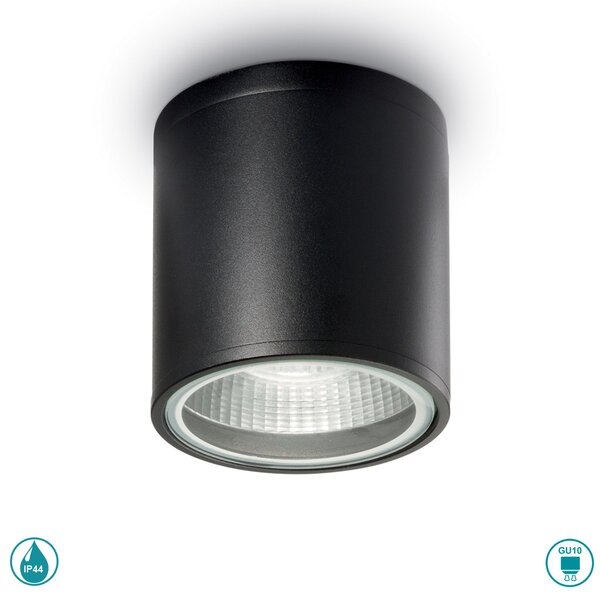 Φωτιστικό Σποτ Εξωτερικού Χώρου Ideal Lux Gun 122687 Μαύρο