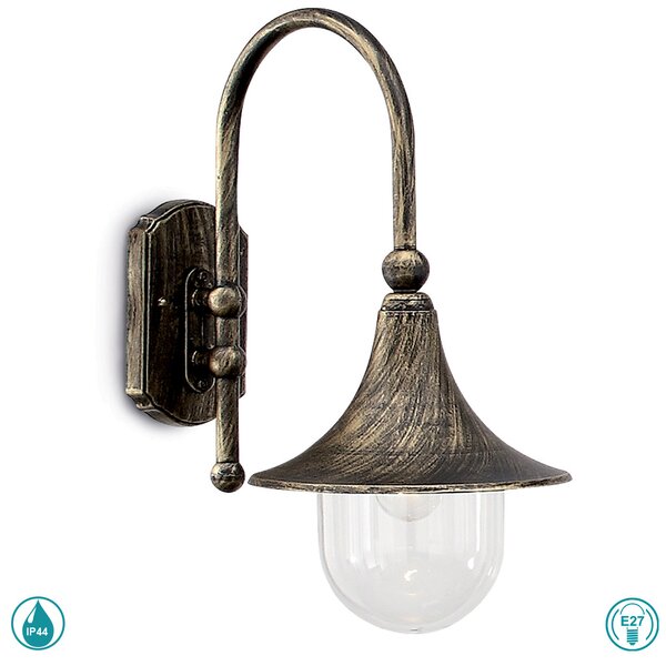 Απλίκα Εξωτερικού Χώρου Ideal Lux Cima 024134 Αντικέ