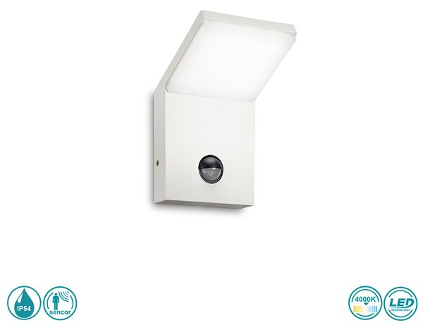 Απλίκα Εξωτερικού Χώρου Ideal Lux Style 209852 Λευκό