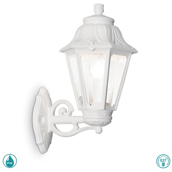 Απλίκα Εξωτερικού Χώρου Ideal Lux Anna 120423 Λευκή