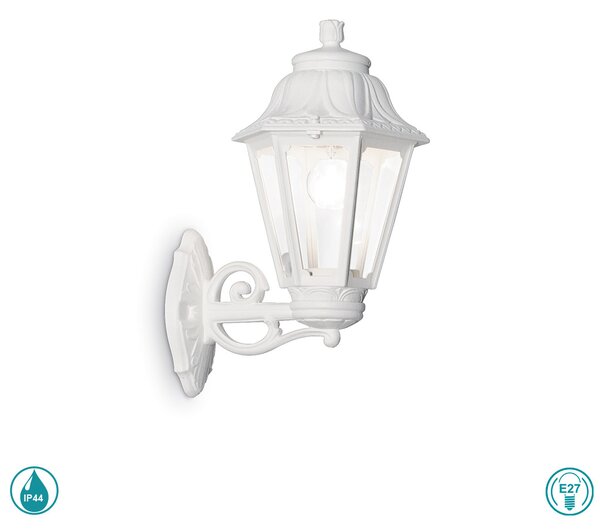 Απλίκα Εξωτερικού Χώρου Ideal Lux Anna 120423 Λευκή