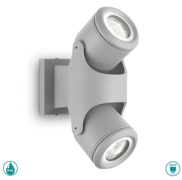 Φωτιστικό Σποτ Εξωτερικού Χώρου Ideal Lux Xeno 129518 Γκρι