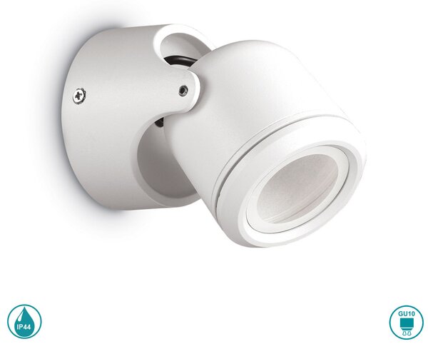 Φωτιστικό Σποτ Εξωτερικού Χώρου Ideal Lux Xeno 129488 Λευκό