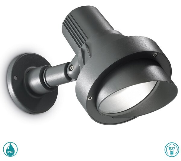 Απλίκα Εξωτερικού Χώρου Ideal Lux Terra 046167 Ανθρακί