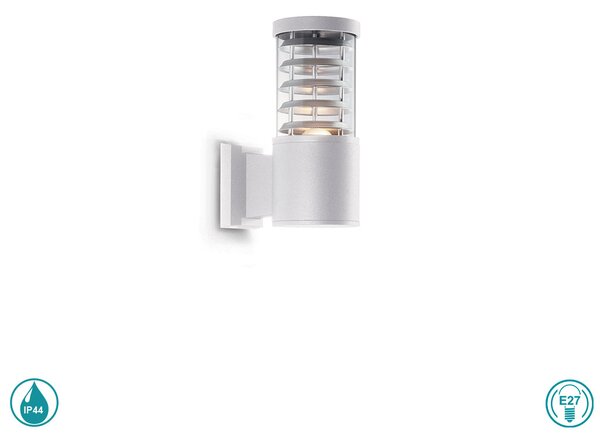 Απλίκα Εξωτερικού Χώρου Ideal Lux Tronco 118659 Λευκή
