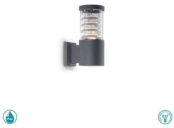 Απλίκα Εξωτερικού Χώρου Ideal Lux Tronco 027005 Ανθρακί