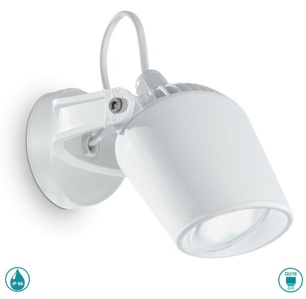 Απλίκα Εξωτερικού Χώρου Ideal Lux Minitommy 096483 Λευκό