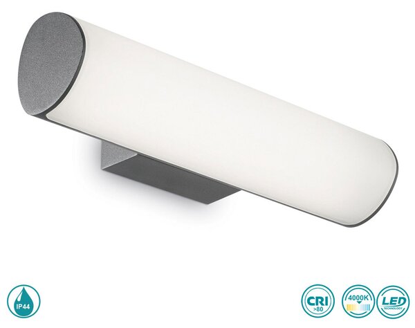 Απλίκα Εξωτερικού Χώρου Ideal Lux Etere 172408 4000Κ Ανθρακί