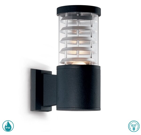 Απλίκα Εξωτερικού Χώρου Ideal Lux Tronco 004716 Μαύρο