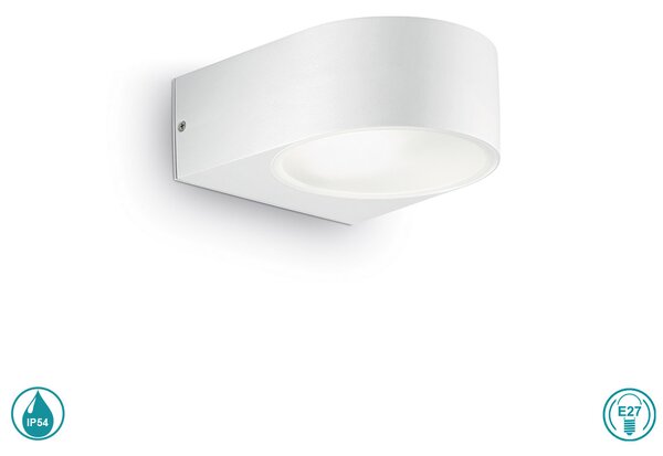 Απλίκα Εξωτερικού Χώρου Ideal Lux Iko 018522 Λευκή