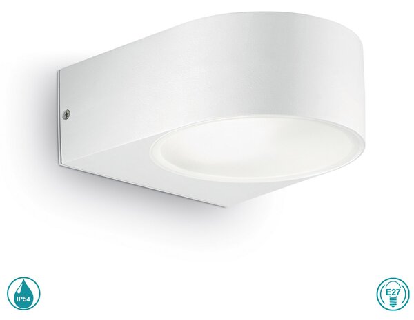 Απλίκα Εξωτερικού Χώρου Ideal Lux Iko 018522 Λευκή