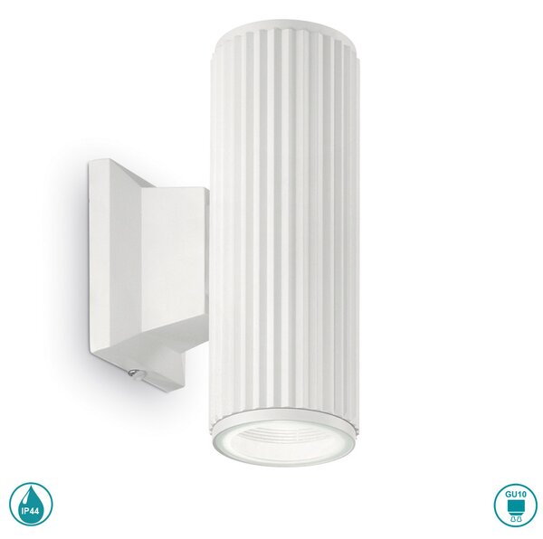 Απλίκα Εξωτερικού Χώρου Ideal Lux Base 129457 Λευκή