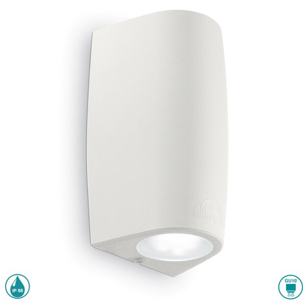Απλίκα Εξωτερικού Χώρου Ideal Lux Keope 147765 Λευκή