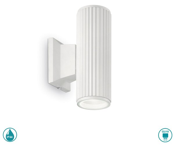Απλίκα Εξωτερικού Χώρου Ideal Lux Base 129457 Λευκή