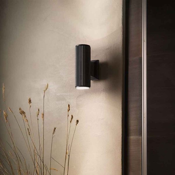 Απλίκα Εξωτερικού Χώρου Ideal Lux Base 129433 Μαύρη
