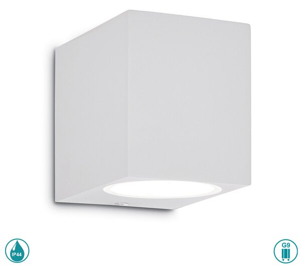Απλίκα Εξωτερικού Χώρου Ideal Lux Up 115290 H8 Λευκή