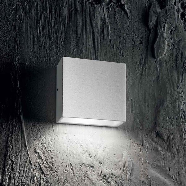 Απλίκα Εξωτερικού Χώρου Ideal Lux Tetris-1 114293 Λευκή