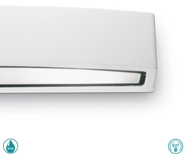Απλίκα Εξωτερικού Χώρου Ideal Lux Andromeda 100364 Λευκή