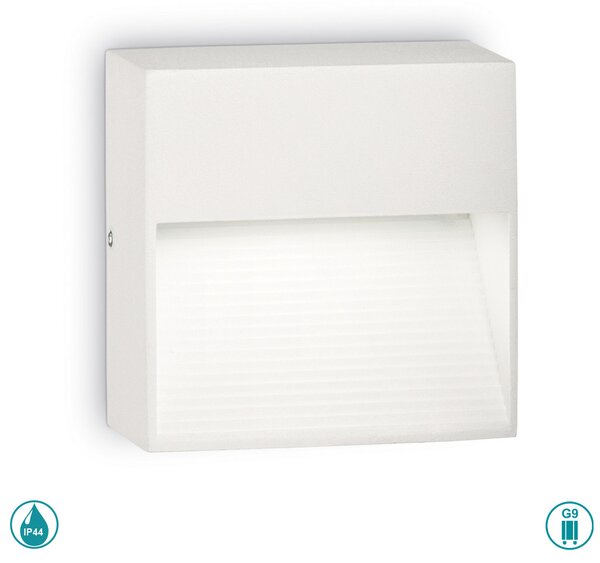 Απλίκα Εξωτερικού Χώρου Ideal Lux Down 115382 Λευκή
