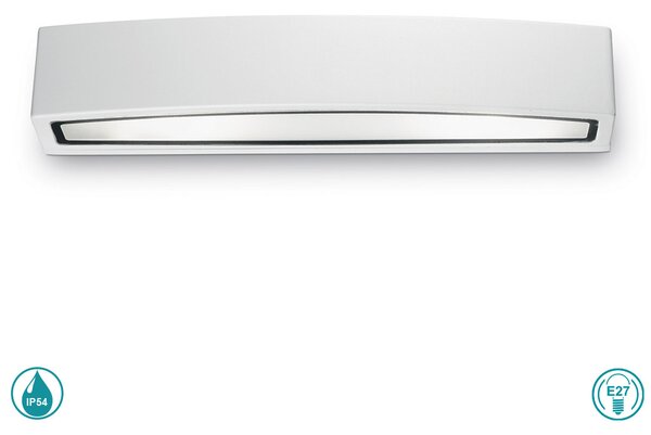 Απλίκα Εξωτερικού Χώρου Ideal Lux Andromeda 100364 Λευκή