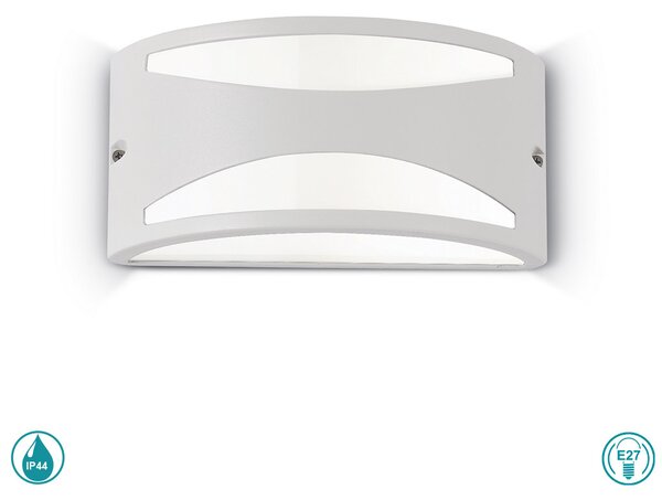 Απλίκα Εξωτερικού Χώρου Ideal Lux Rex-3 092430