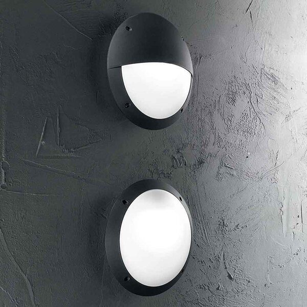 Απλίκα Εξωτερικού Χώρου Ideal Lux Lucia 096698 Μαύρη
