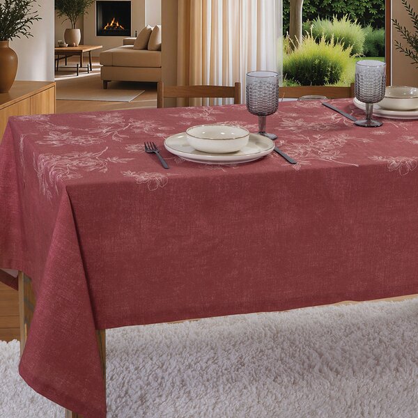 Τραπεζομάντηλο (140x140) Nef-Nef Homeware Dream Bordo