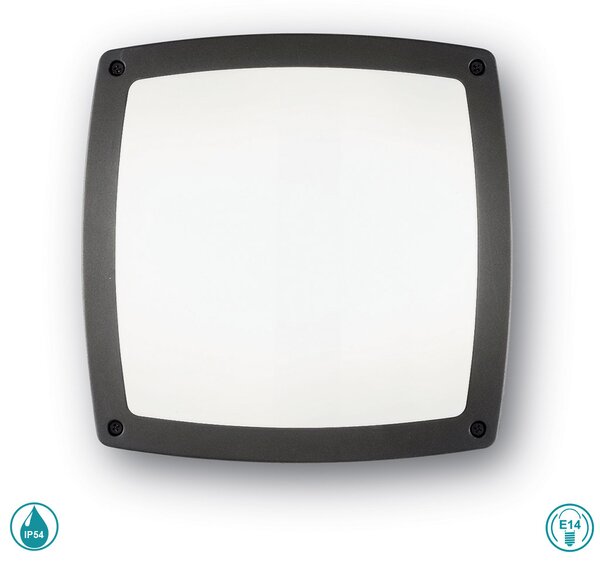 Φωτιστικό Οροφής Εξωτερικού Χώρου Ideal Lux Cometa 082240 Ανθρακί