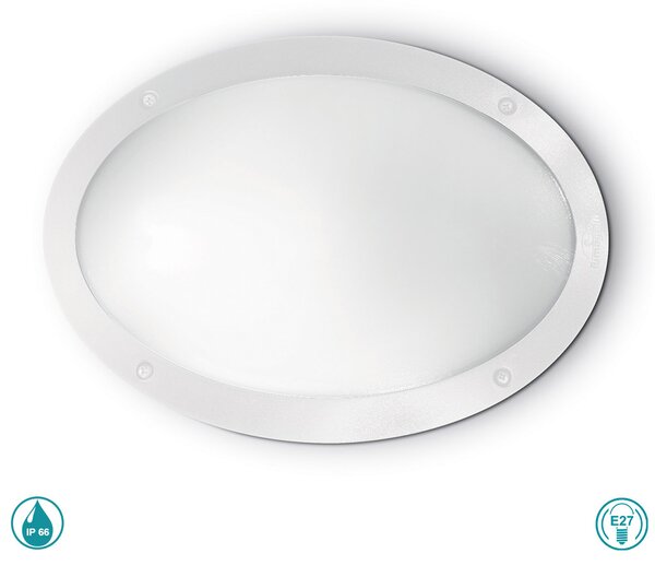 Απλίκα Εξωτερικού Χώρου Ideal Lux Maddi 096711 Λευκή