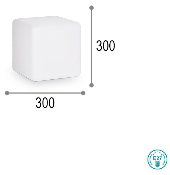Φωτιστικό Δαπέδου Εξωτερικού Χώρου Ideal Lux Luna L30 191577