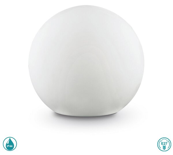 Φωτιστικό Δαπέδου Εξωτερικού Χώρου Ideal Lux Sole 191638 D30