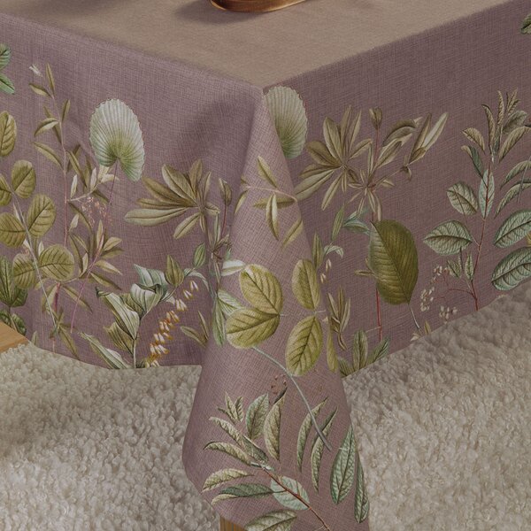 Τραπεζομάντηλο (140x140) Nef-Nef Homeware Flora Brown