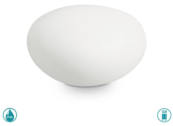 Φωτιστικό Δαπέδου Εξωτερικού Χώρου Ideal Lux Sasso L25 161754