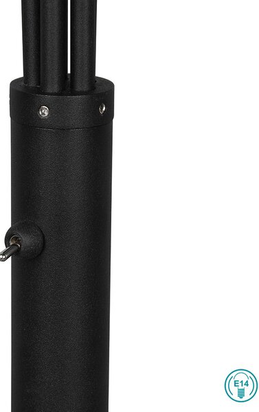 Φωτιστικό Δαπέδου RL Lighting Dito R46155032 Μαύρο Ματ