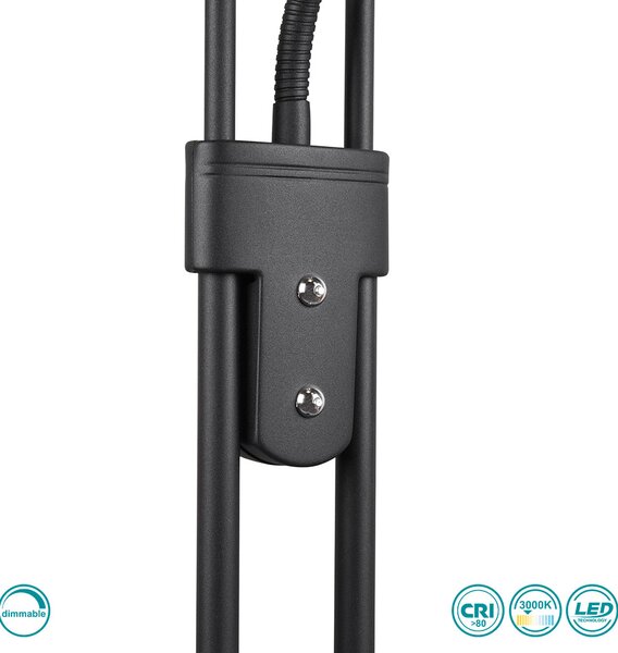 Φωτιστικό Δαπέδου RL Lighting Orson R40073532 Μαύρο Ματ