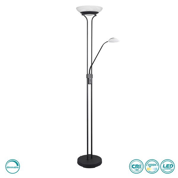 Φωτιστικό Δαπέδου RL Lighting Orson R40073532 Μαύρο Ματ