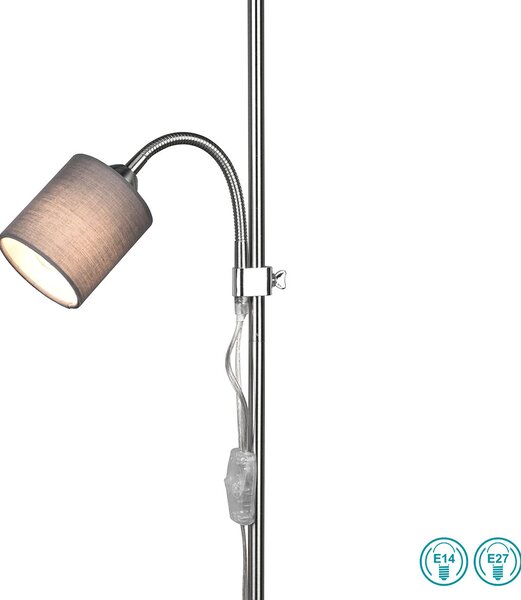 Φωτιστικό Δαπέδου RL Lighting Owen R40192007 Νίκελ Ματ