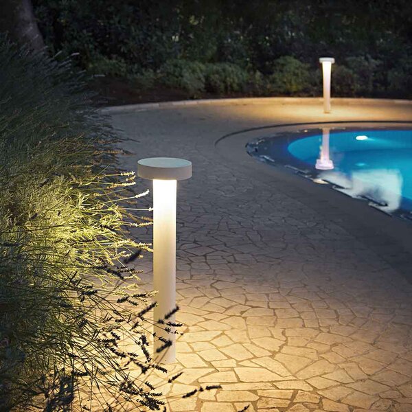 Κολωνάκι Εξωτερικού Χώρου Ideal Lux Tesla 153193 Ανθρακί