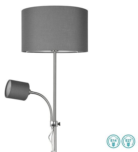 Φωτιστικό Δαπέδου RL Lighting Owen R40192007 Νίκελ Ματ