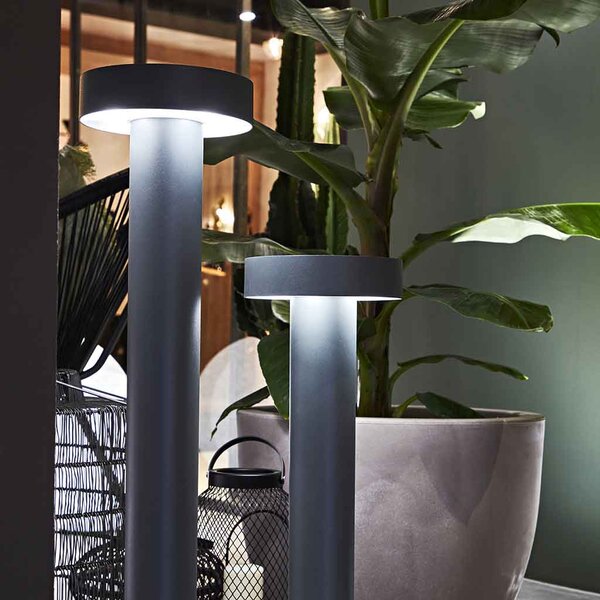 Κολωνάκι Εξωτερικού Χώρου Ideal Lux Tesla 153193 Ανθρακί