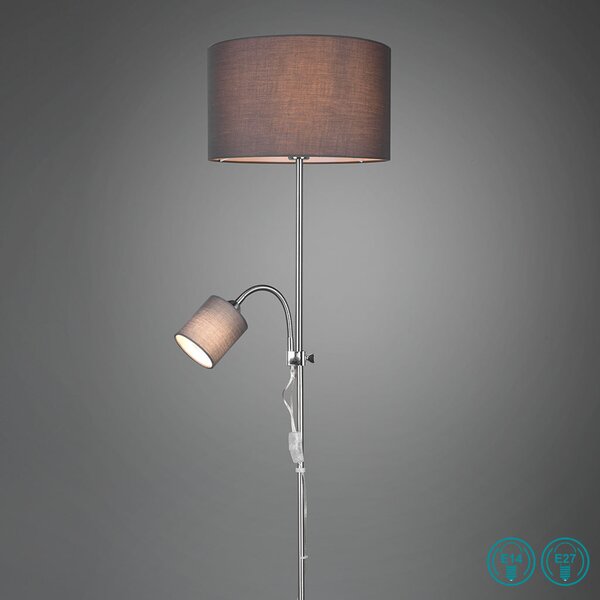 Φωτιστικό Δαπέδου RL Lighting Owen R40192007 Νίκελ Ματ