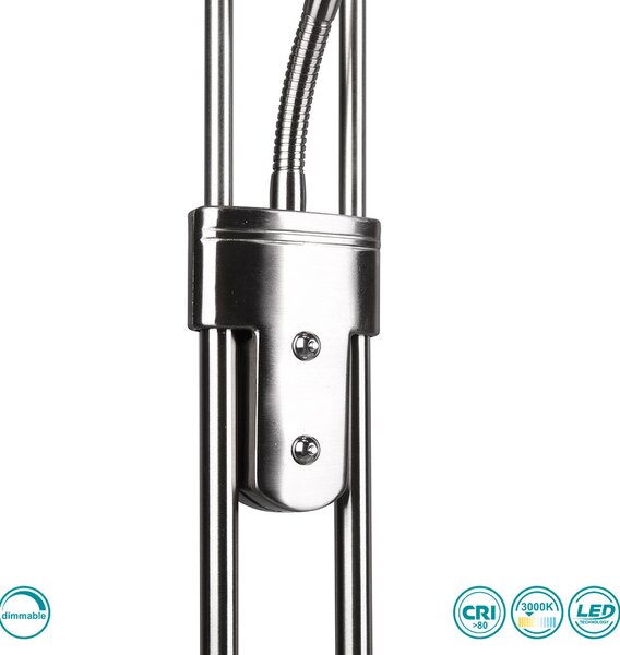 Φωτιστικό Δαπέδου RL Lighting Orson R40073507 Νίκελ Ματ