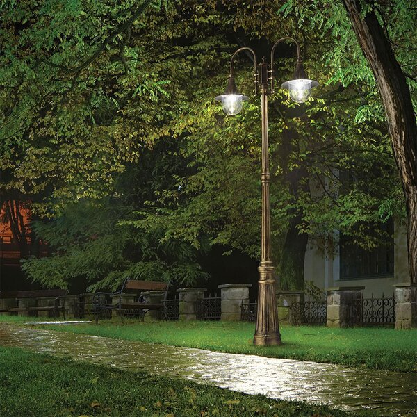 Κολόνα Εξωτερικού Χώρου Ideal Lux Cima 246840 Καφέ