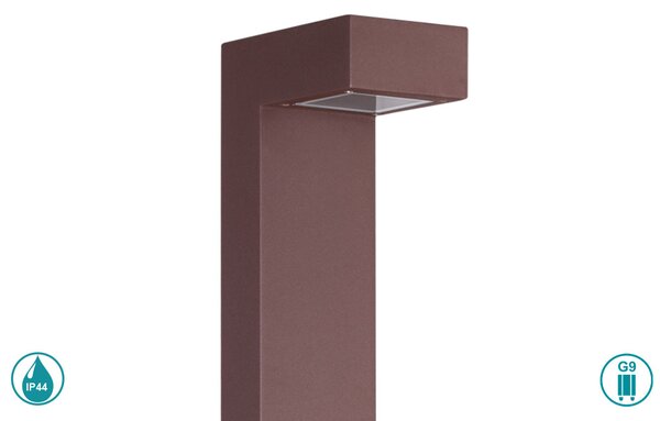Κολωνάκι Εξωτερικού Χώρου Ideal Lux Sirio 213262 Καφέ