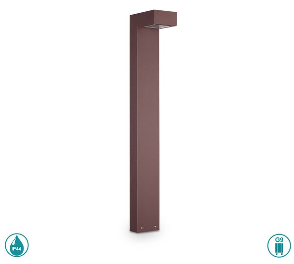 Κολωνάκι Εξωτερικού Χώρου Ideal Lux Sirio 213262 Καφέ