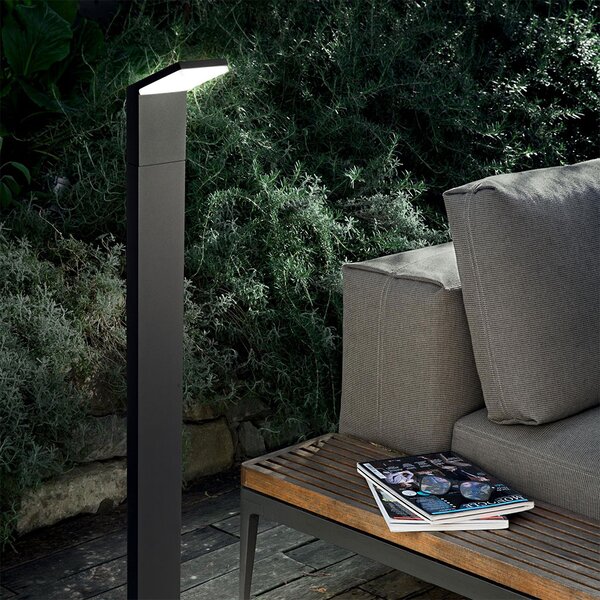Κολωνάκι Εξωτερικού Χώρου Ideal Lux Style 246871 3000K Ανθρακί