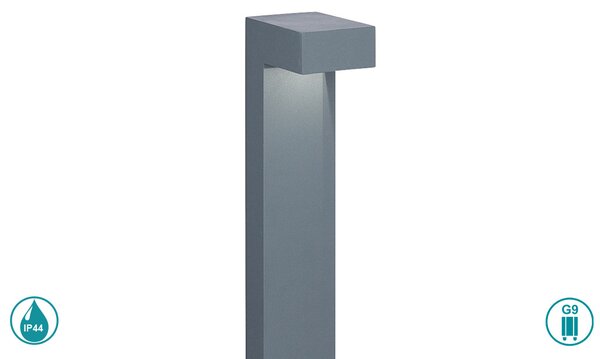 Κολωνάκι Εξωτερικού Χώρου Ideal Lux Sirio 115078 Ανθρακί