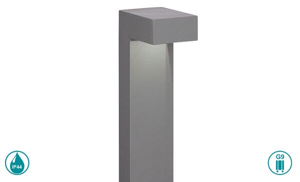 Κολωνάκι Εξωτερικού Χώρου Ideal Lux Sirio 246970 Γκρι